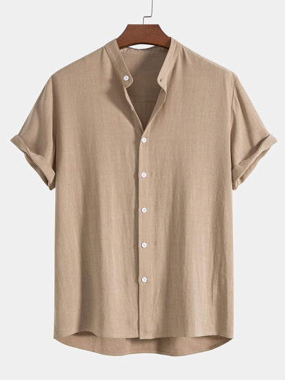 Richard Summer Outfit for Men – Breathable Linen Look with Short Sleeves & Comfortable Pants
