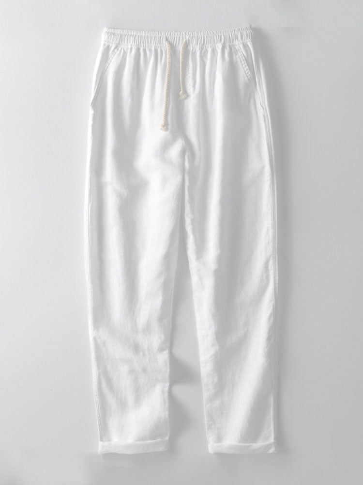 Richard Summer Outfit for Men – Breathable Linen Look with Short Sleeves & Comfortable Pants