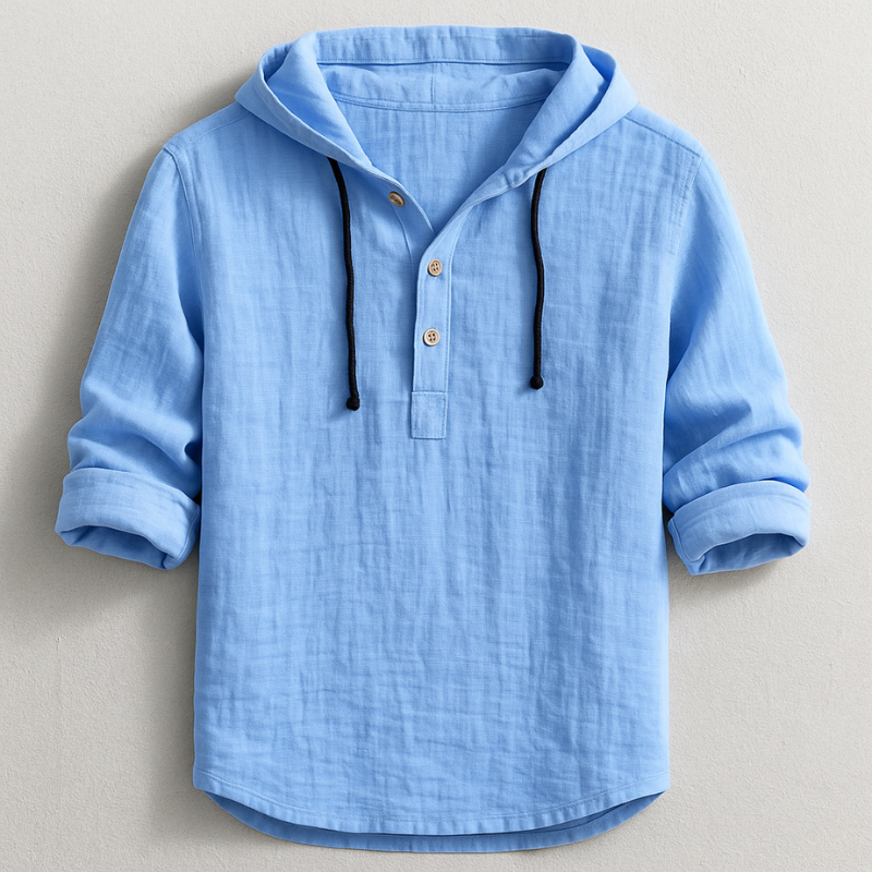 Marc Men's Hoodie Shirt – Soft & Elegant Lightweight Cotton in a Modern Casual Style