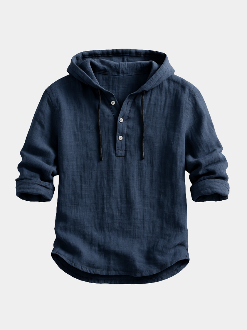 Marc Men's Hoodie Shirt – Soft & Elegant Lightweight Cotton in a Modern Casual Style