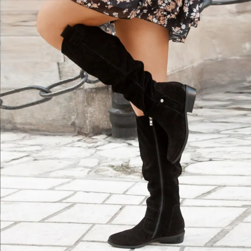 Avery Bottes Femme – Bottes Confortables avec Semelle Antidérapante & Design Élégant