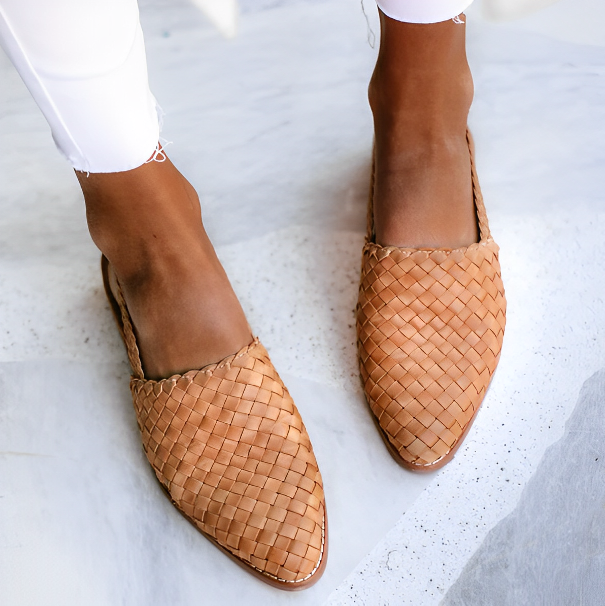 Amélie Chaussures en Cuir de Luxe Femme – Confortables, Élégantes et au Design Intemporel
