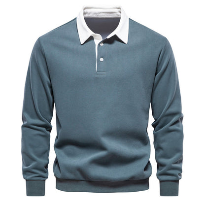 Hugo Pull Polo Homme – Sweat à Manches Longues Respirant avec Col Classique & Style Intemporel