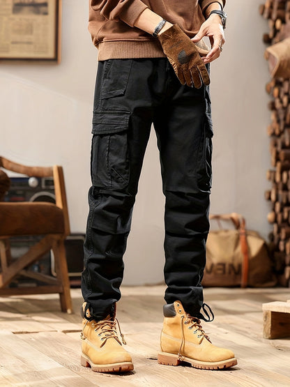 Mason Men's Tactical Cargo Pants – Durable Slim Fit with Multiple Pockets & Reinforced Seams