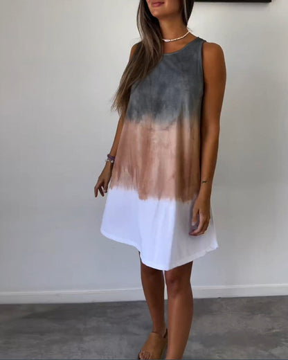 Robe d'Été Femme Odette – Robe Décontractée Sans Manches avec Coupe Légère pour Journées d'Été Relaxantes