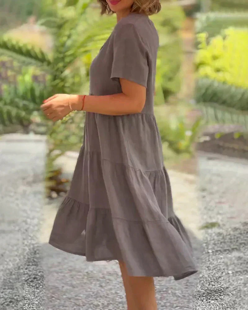 Robe de Cocktail Femme Desarae – Robe Midi Épaules Dénudées avec Silhouette Élégante pour Événements Spéciaux