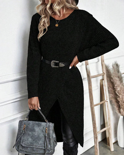 Sylvia Pull Femme – Long Pull Élégant & Confortable au Style Intemporel pour l’Hiver