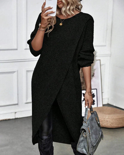 Sylvia Pull Femme – Long Pull Élégant & Confortable au Style Intemporel pour l’Hiver