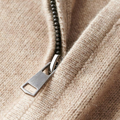Noah Pull Homme Col Zippé – Style Moderne, Confort Respirant & Durable en Coton Polyester