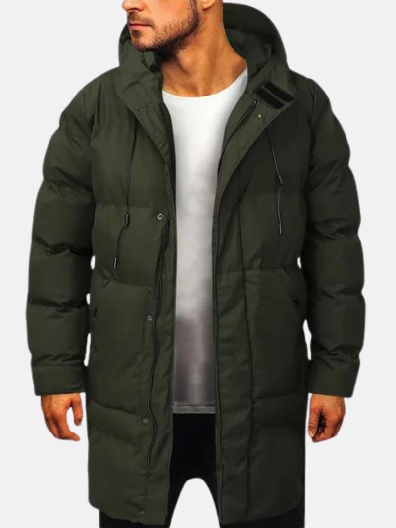 Cassius Parka for Men – Insulating Padding, Durable Nylon & Modern Style
