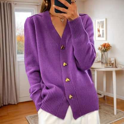 Lana Gilet Femme en Maille – Cardigan Sans Manches en Tissu Doux & Luxueux pour Toutes Saisons