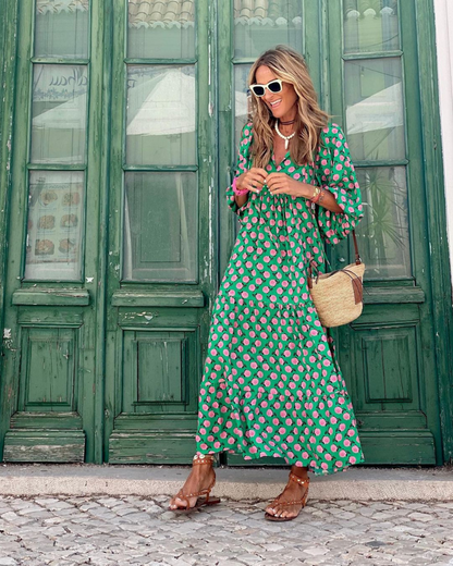 Sandy Long Dress for Women – Versatile Style with Lightweight Fabric & Timeless Elegance