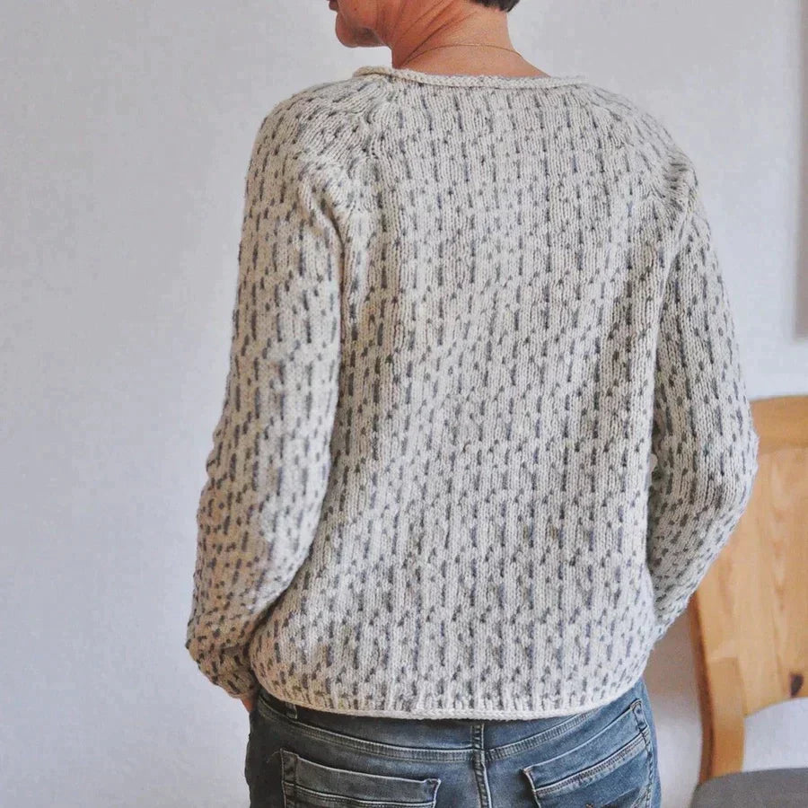 Malona Pull Élégant pour Femme – Pull Automnal Féminin à Coupe Flatteuse