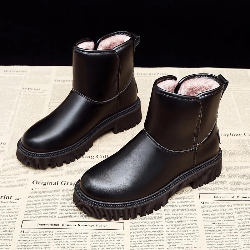 Tisha Bottines Femme – Bottines Hiver Confortables avec Doublure Douce & Semelle Antidérapante