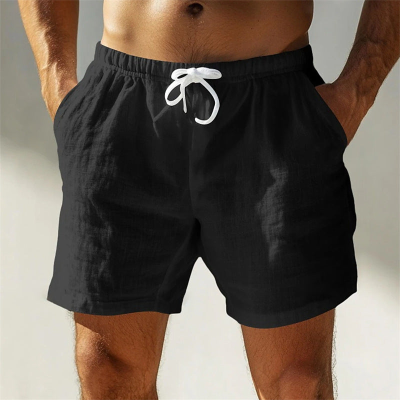 Dylan Men's Cotton Shorts – Breathable Design with Loose Fit & Mid-Thigh Length for Summer