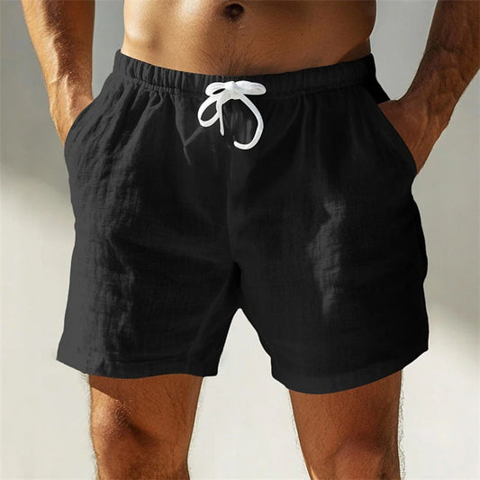 Dylan Men's Cotton Shorts – Breathable Design with Loose Fit & Mid-Thigh Length for Summer