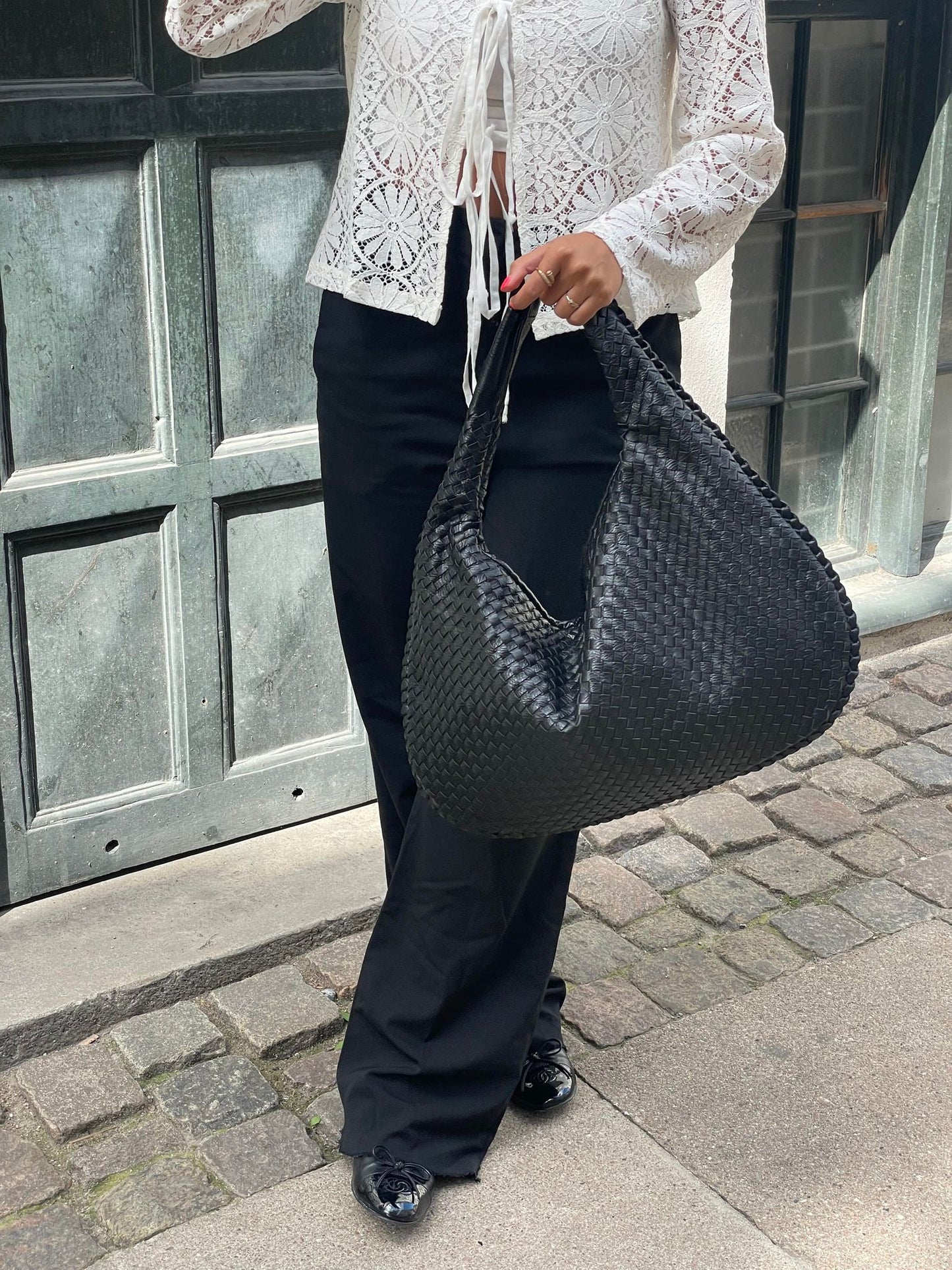 Louisa Sac Hobo Femme – Tressé Élégant, Spacieux & Style Intemporel