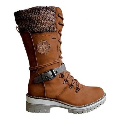 Kylee Bottes Hautes Femme Hiver – Élégantes avec Isolation Chaude, Doublure Confort & Fermeture Zippée