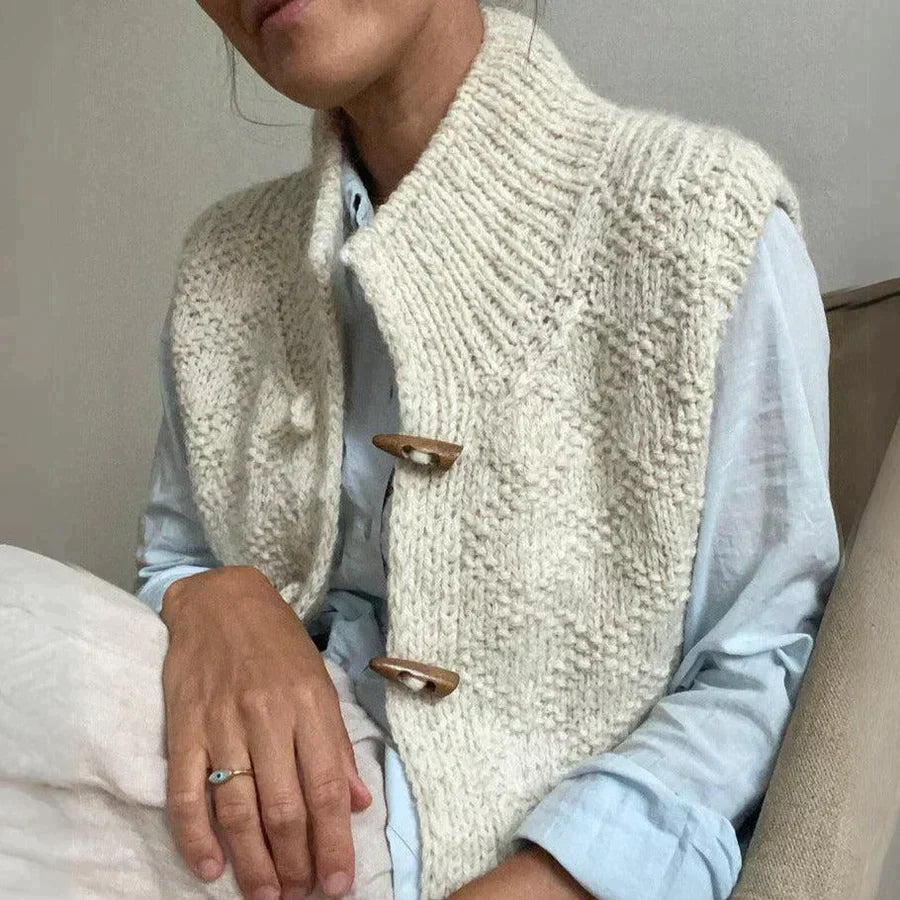 Emma Gilet Femme Boutonné – Cardigan Élégant en Coton Doux au Style Chic Moderne