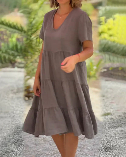 Robe de Cocktail Femme Desarae – Robe Midi Épaules Dénudées avec Silhouette Élégante pour Événements Spéciaux