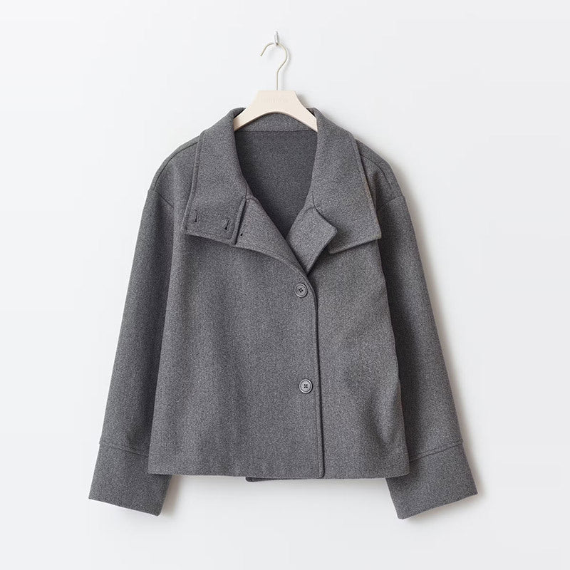 Arianna Women's Short Coat – Elegant & Warm Double-Breasted Jacket with Timeless Style