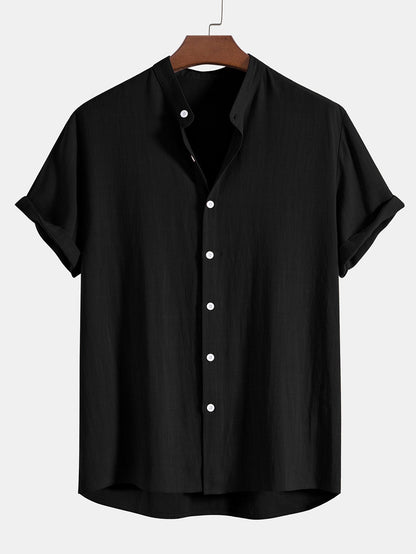 Richard Summer Outfit for Men – Breathable Linen Look with Short Sleeves & Comfortable Pants