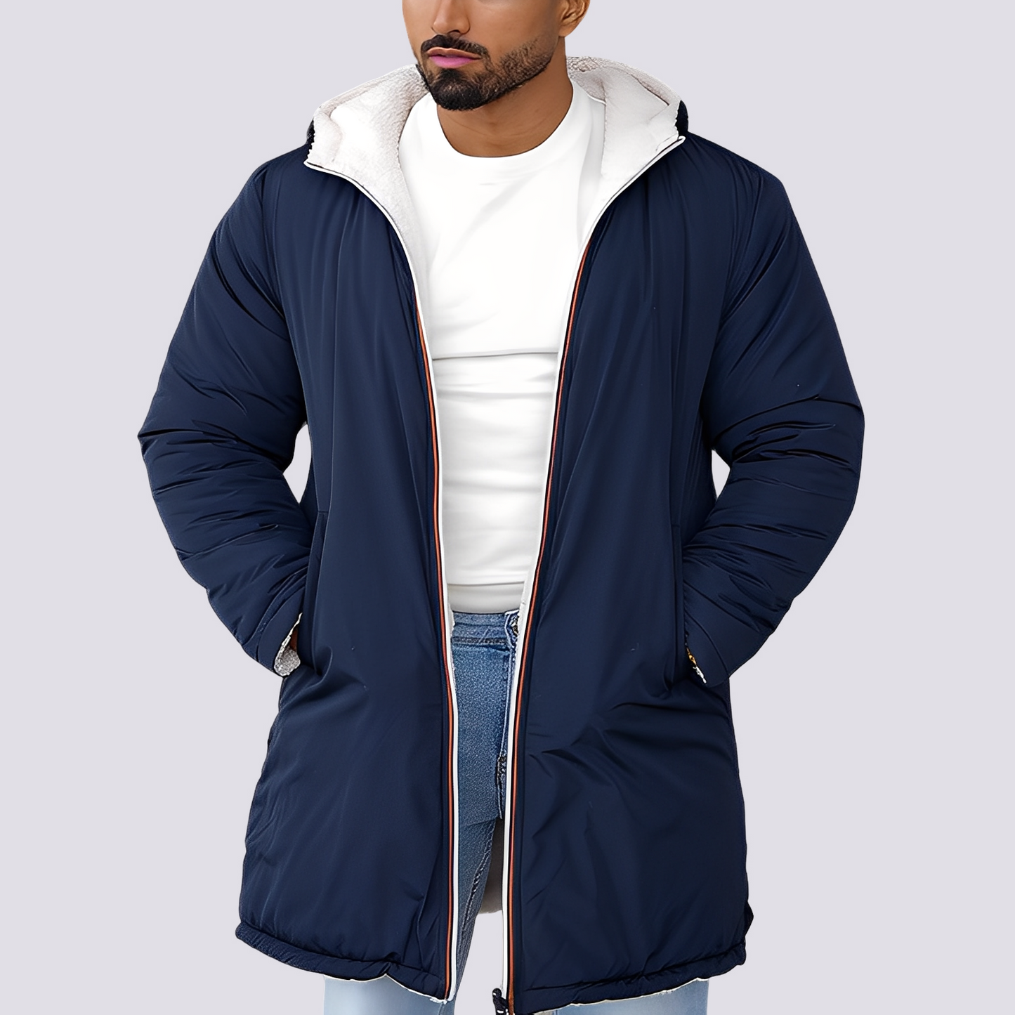 Hubert Thermal Jacket for Men – Warm Winter Coat with Modern Design for Daily and Outdoor Use