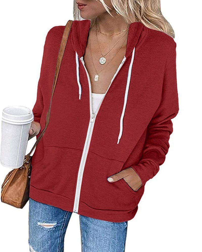 Tereza Veste à Capuche Femme – Légère, Confortable & Parfaite pour le Quotidien