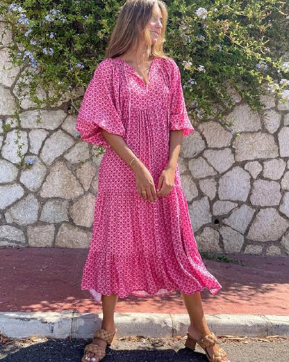 Sandy Long Dress for Women – Versatile Style with Lightweight Fabric & Timeless Elegance