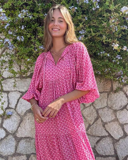 Sandy Long Dress for Women – Versatile Style with Lightweight Fabric & Timeless Elegance