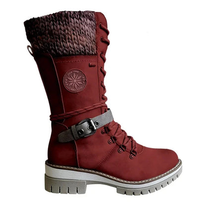 Kylee Bottes Hautes Femme Hiver – Élégantes avec Isolation Chaude, Doublure Confort & Fermeture Zippée