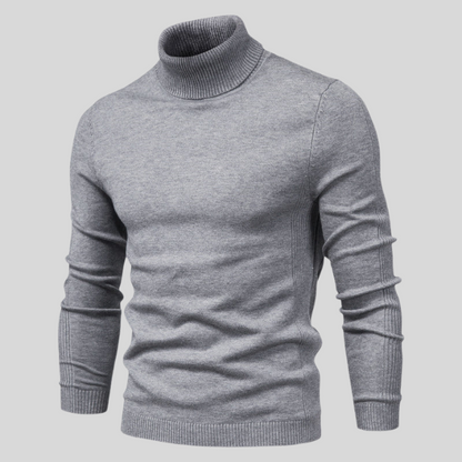 Jerold Pull Homme – Pull Col Montant Élégant & Confortable au Style Polyvalent
