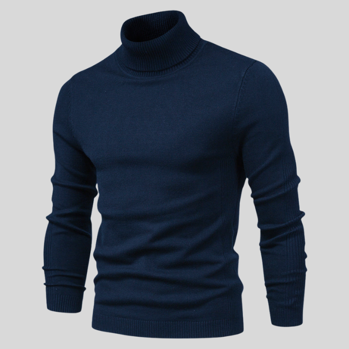 Jerold Men's Sweater – Elegant & Comfortable High Neck Sweater with Versatile Style