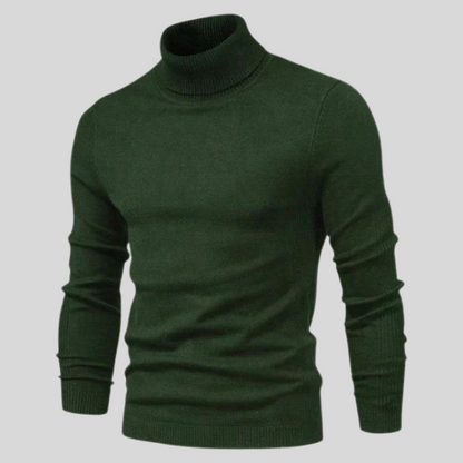 Jerold Pull Homme – Pull Col Montant Élégant & Confortable au Style Polyvalent