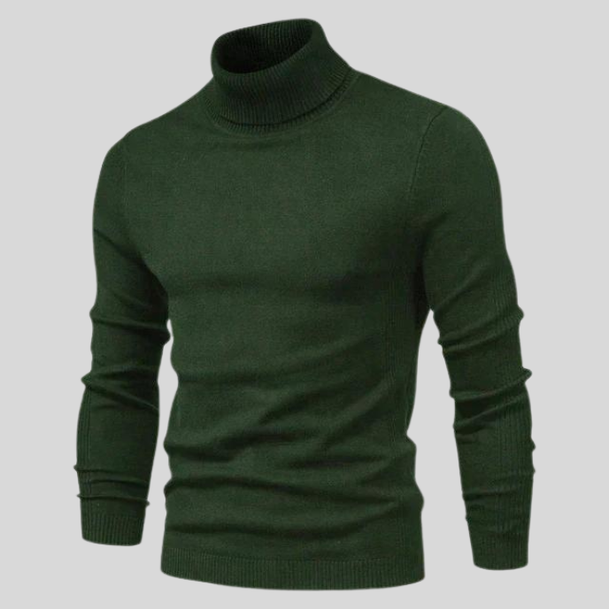 Jerold Men's Sweater – Elegant & Comfortable High Neck Sweater with Versatile Style