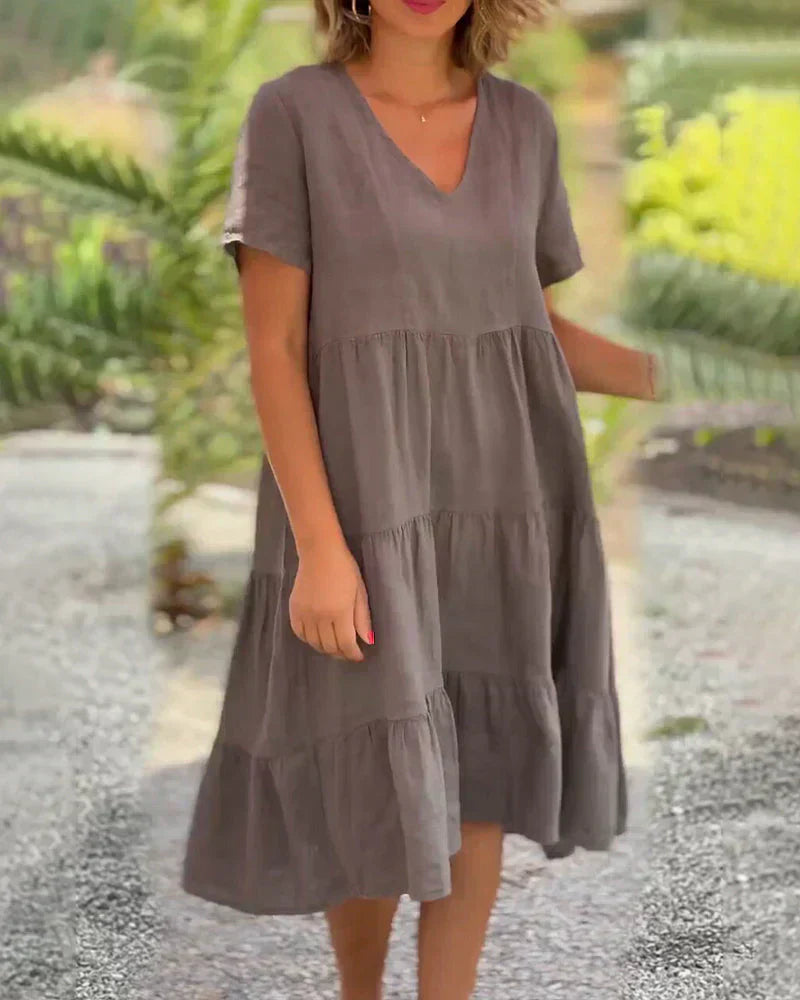 Robe de Cocktail Femme Desarae – Robe Midi Épaules Dénudées avec Silhouette Élégante pour Événements Spéciaux
