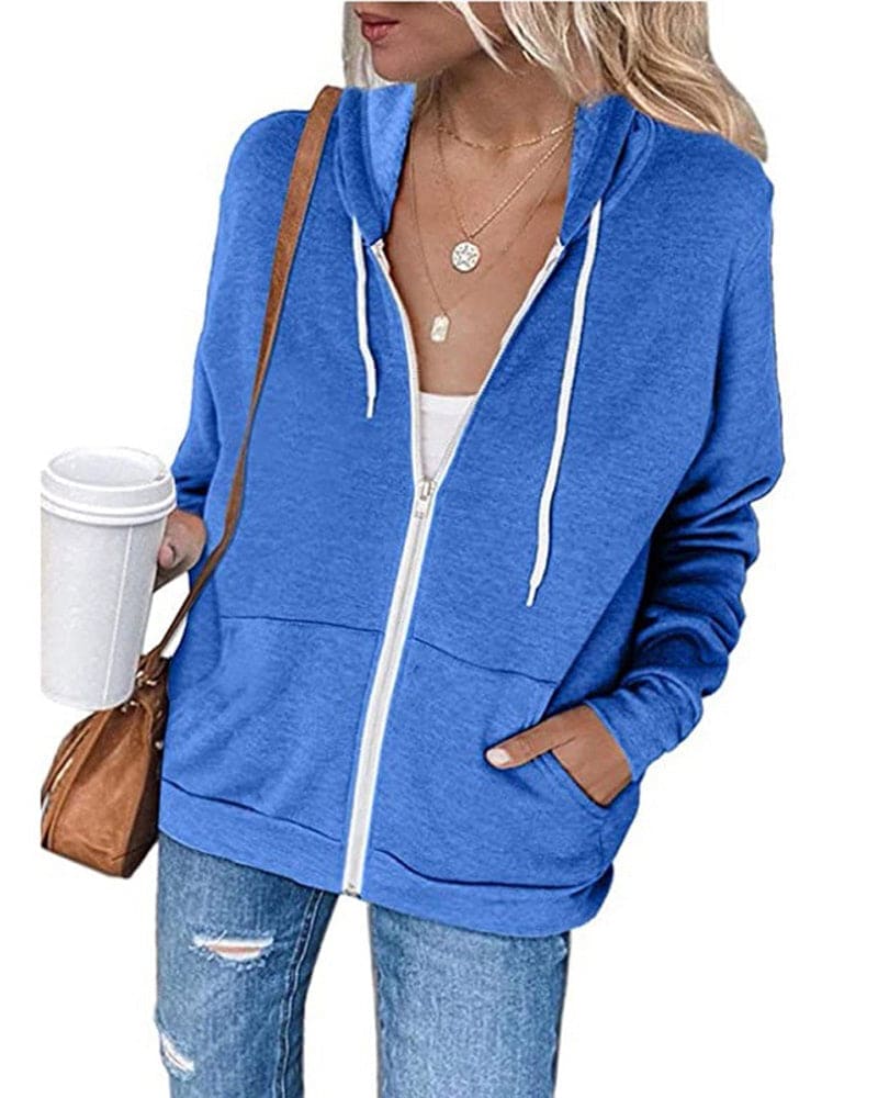Tereza Veste à Capuche Femme – Légère, Confortable & Parfaite pour le Quotidien