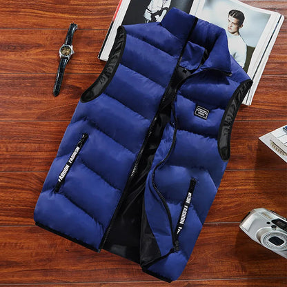 Clarence Gilet Matelassé Homme – Sans Manches, Isolation Thermique & Fermeture Éclair