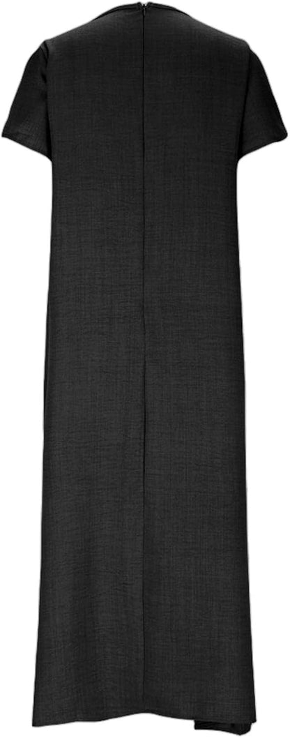 Laura Women's Dress – Long Linen V-Neck Bohemian Fluid Cut Comfortable Summer Dress