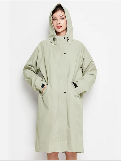 Malia Veste Femme Imperméable – Légère Coupe-Vent avec Capuche Ajustable & Poches Pratiques