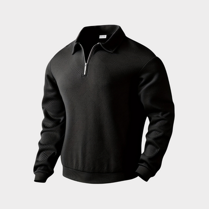 Victor Pull Homme – Pull Chaud en Maille avec Motif Géométrique & Coupe Confortable