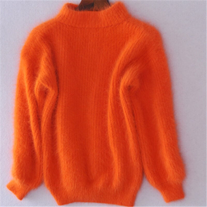 Emilie Pull Femme – Pull en Laine Tricoté Lâche Confortable & Élégant au Style Moderne