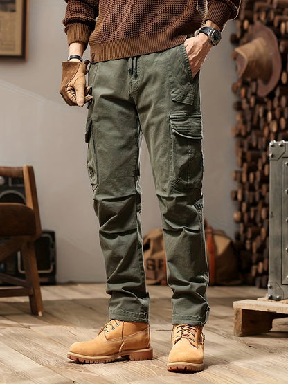 Mason Men's Tactical Cargo Pants – Durable Slim Fit with Multiple Pockets & Reinforced Seams