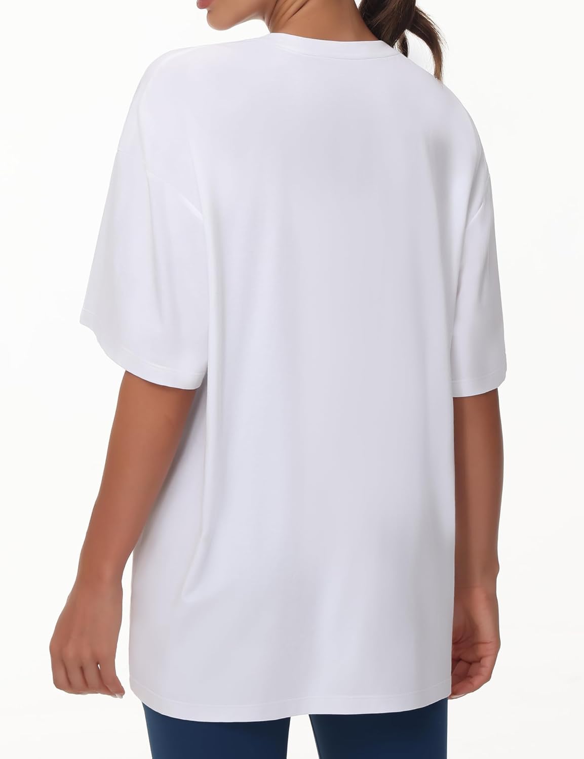 Beth Oversized Women's T-Shirt – Round Neck, Short Sleeves, Light Casual Summer