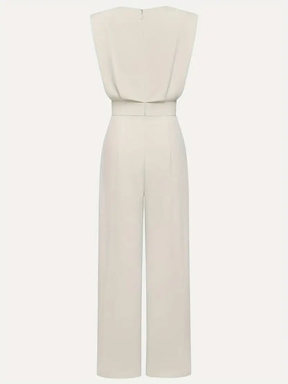 Mira Combinaison Femme – Jumpsuit Élégant avec Taille Haute, Jambes Droites & Tissu Léger