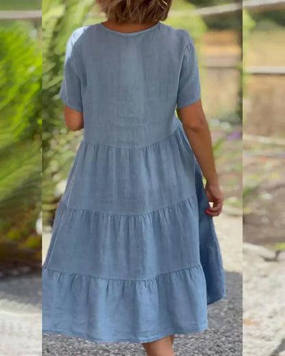 Robe de Cocktail Femme Desarae – Robe Midi Épaules Dénudées avec Silhouette Élégante pour Événements Spéciaux