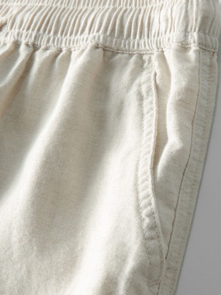 Richard Summer Outfit for Men – Breathable Linen Look with Short Sleeves & Comfortable Pants