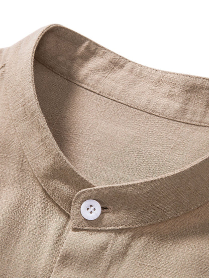 Richard Summer Outfit for Men – Breathable Linen Look with Short Sleeves & Comfortable Pants
