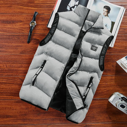 Clarence Gilet Matelassé Homme – Sans Manches, Isolation Thermique & Fermeture Éclair