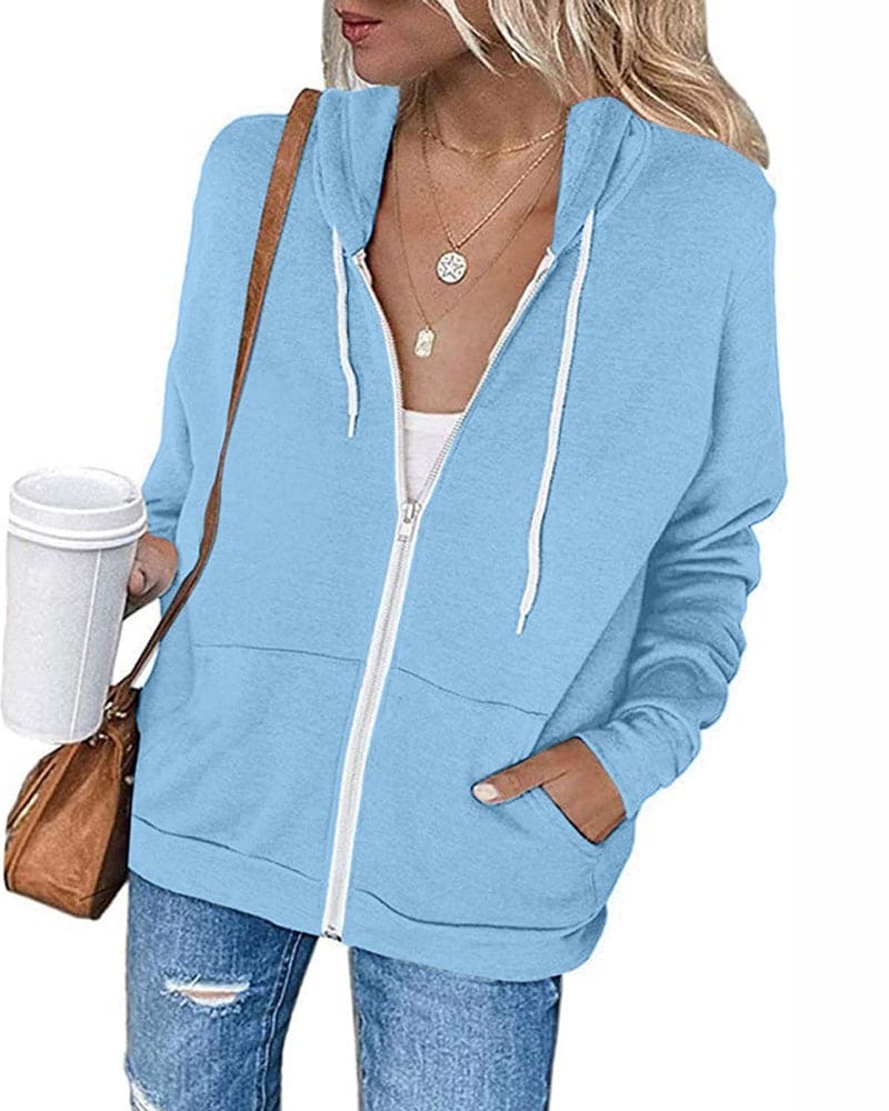 Tereza Veste à Capuche Femme – Légère, Confortable & Parfaite pour le Quotidien